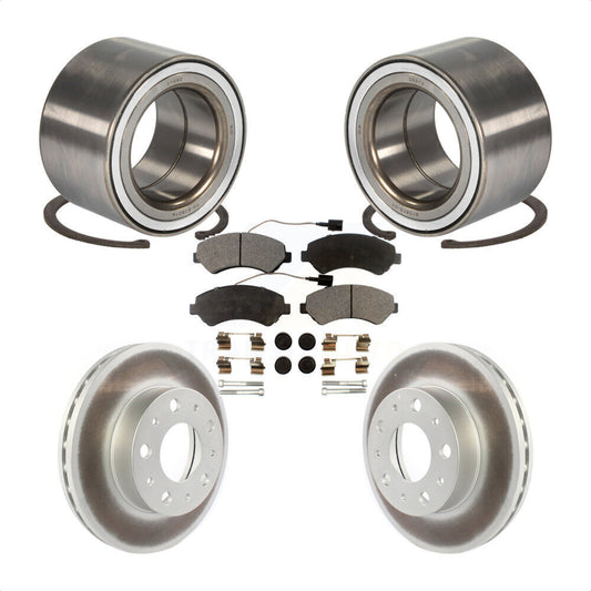 Wheel Bearing Coated Brake Rotor Pads Front Kit For Ram ProMaster 2500 3500 1500