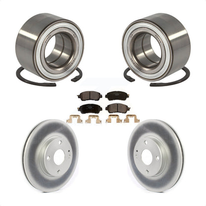 Wheel Bearing Coated Disc Brake Rotors And Pads Front Kit For Toyota Yaris iA