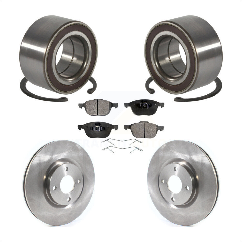 Wheel Bearing Disc Brake Rotors And Pads Front Kit For 2018-2022 Ford EcoSport