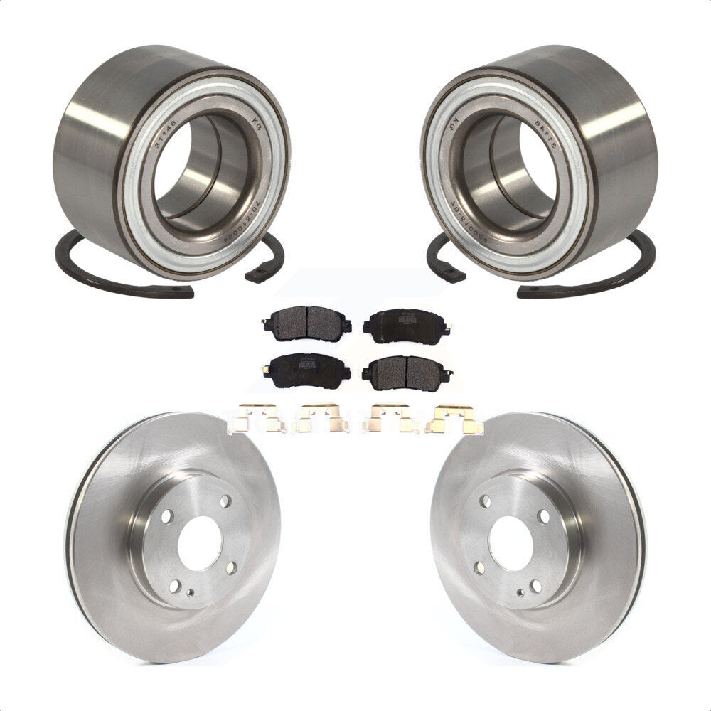 Wheel Bearing Disc Brake Rotors And Pads Front Kit For Toyota Yaris iA