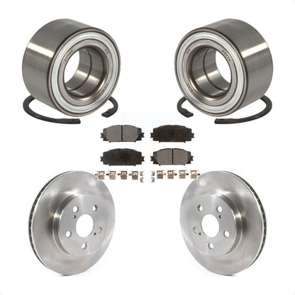 Wheel Bearing Disc Brake Rotors And Pads Front Kit For Toyota Prius Prime AWD-e