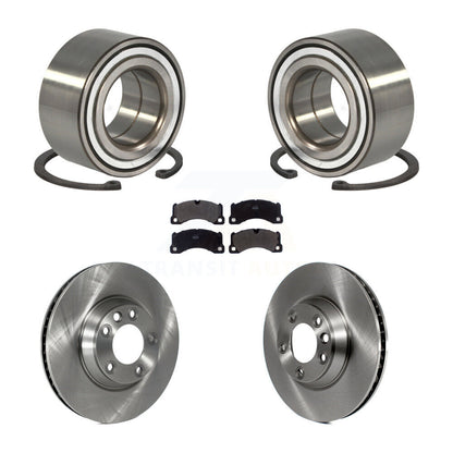 Wheel Bearing Disc Brake Rotors And Pads Front Kit For Porsche Cayenne