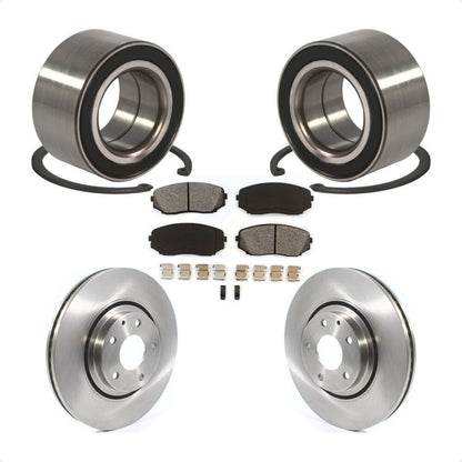 Wheel Bearing Disc Brake Rotors And Pads Front Kit For 2016-2018 Mazda CX-9