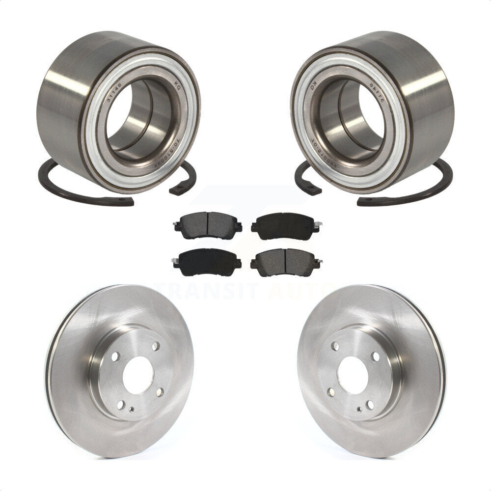 Wheel Bearing Disc Brake Rotors And Pads Front Kit For Toyota Yaris iA