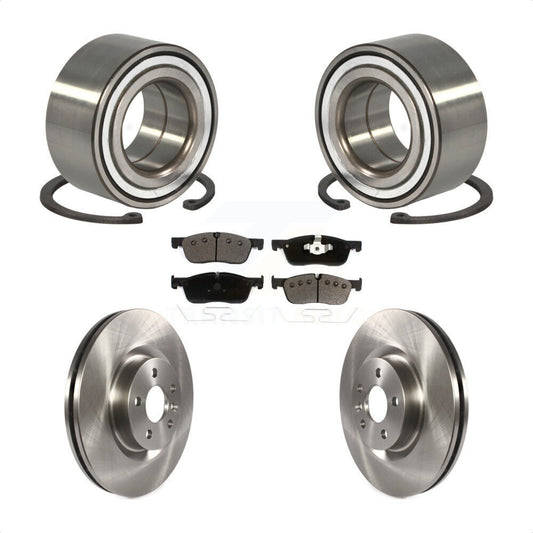 Wheel Bearing Brake Rotor And Pad Front Kit For Land Rover Discovery Sport Range