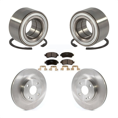 Wheel Bearing Disc Brake Rotors And Ceramic Pads Front Kit For Toyota Yaris iA