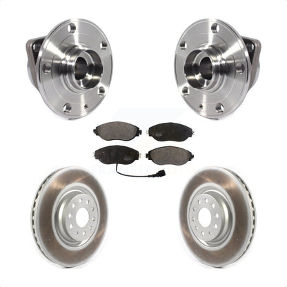 Hub Bearing Coat Brake Rotor Pad Front Kit For Volkswagen Tiguan Jetta Audi Q3 R