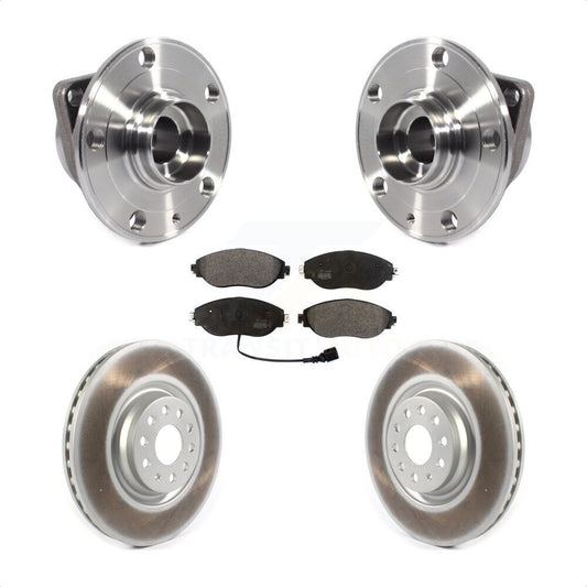 Hub Bearing Coat Brake Rotor Pad Front Kit For Volkswagen Tiguan Jetta Audi Q3 R