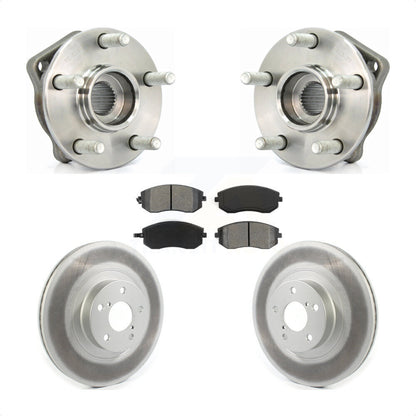 Hub Bearing Coat Brake Rotor Pad Front Kit For Subaru Outback Impreza Legacy WRX