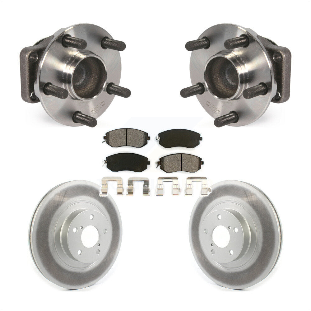 Hub Bearing Coated Brake Rotor Pad Front Kit For Scion FR-S Subaru BRZ Toyota 86