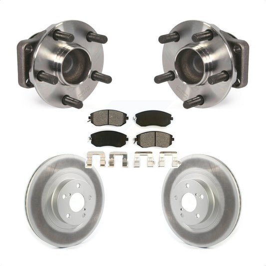 Hub Bearing Coated Brake Rotor Pad Front Kit For Scion FR-S Subaru BRZ Toyota 86