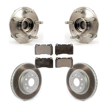 Hub Bearing Coat Brake Rotor Pad Front Kit For Cadillac CTS With Brembo Calipers