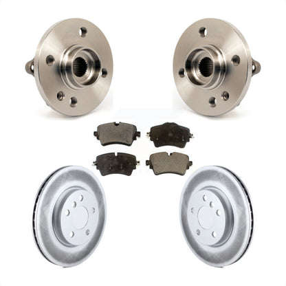 Hub Bearing Assembly Coated Brake Rotor Pads Front Kit For 2015 Mini Cooper 1.6L