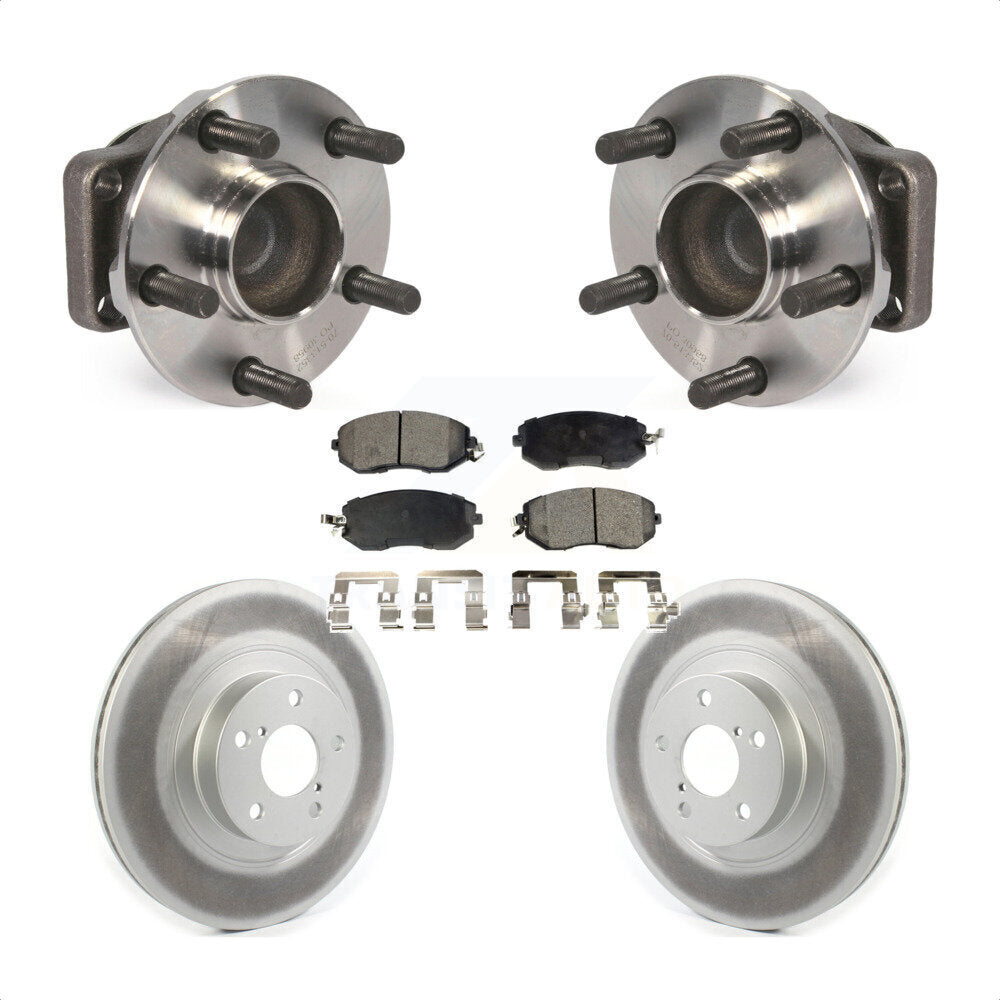Hub Bearing Coated Brake Rotor Pad Front Kit For Scion FR-S Subaru BRZ Toyota 86