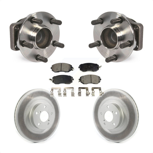 Hub Bearing Coated Brake Rotor Pad Front Kit For Scion FR-S Subaru BRZ Toyota 86