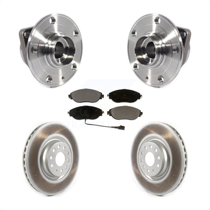 Hub Bearing Coat Brake Rotor Pad Front Kit For Volkswagen Tiguan Jetta Audi Q3 R