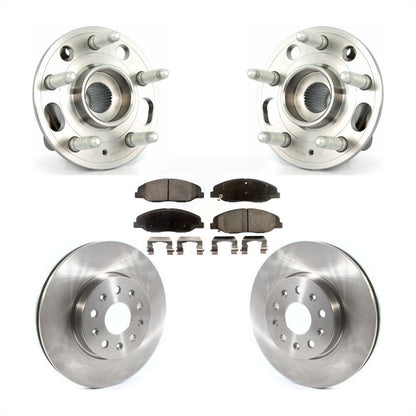 Hub Bearing Brake Rotor Pad Front Kit For Cadillac CTS Without Heavy Duty Brakes