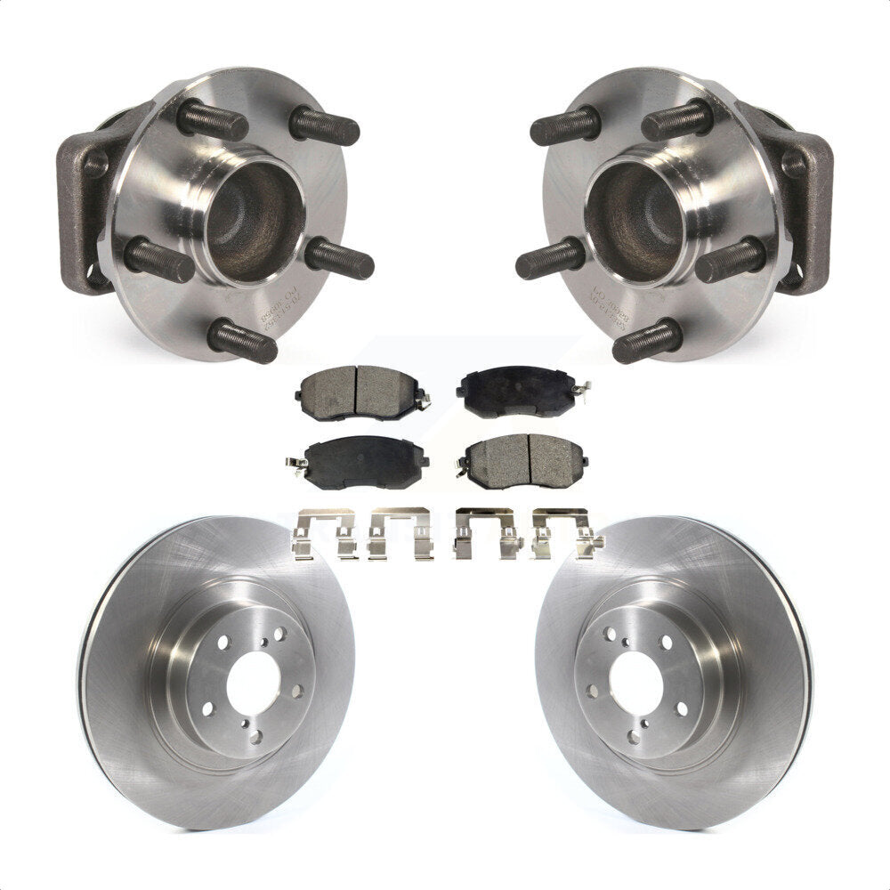 Hub Bearing Disc Brake Rotor & Pad Front Kit For Scion FR-S Subaru BRZ Toyota 86