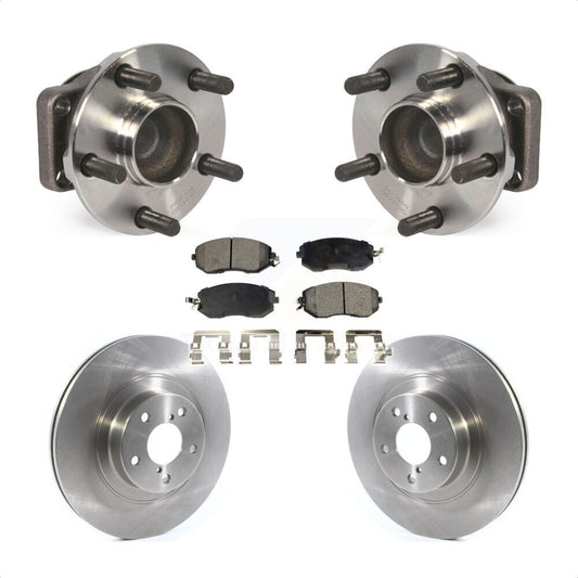 Hub Bearing Disc Brake Rotor & Pad Front Kit For Scion FR-S Subaru BRZ Toyota 86