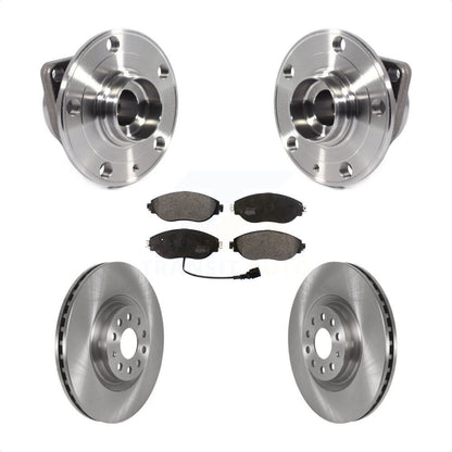 Hub Bearing Brake Rotor Pads Front Kit For Volkswagen Tiguan Jetta Audi Q3 GTI R