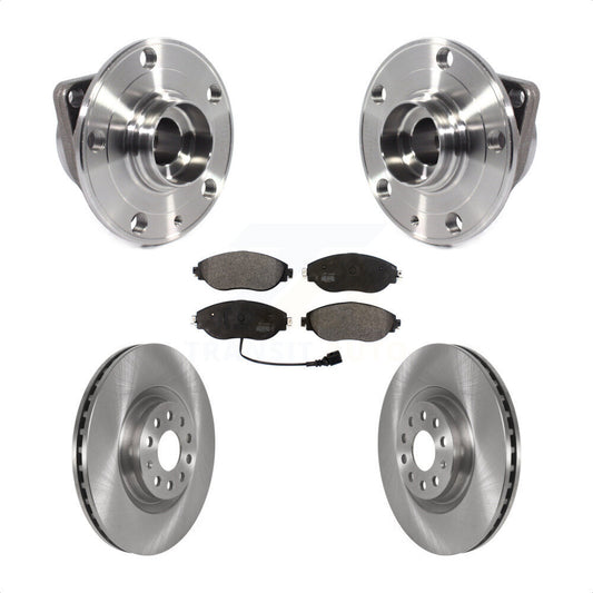 Hub Bearing Brake Rotor Pads Front Kit For Volkswagen Tiguan Jetta Audi Q3 GTI R