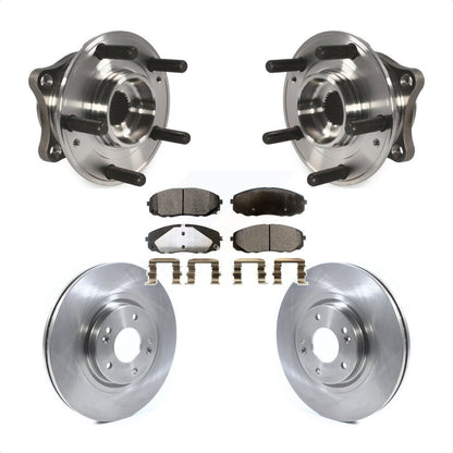 Hub Bearing Assembly Disc Brake Rotor And Pad Front Kit For 2015-2021 Kia Sedona