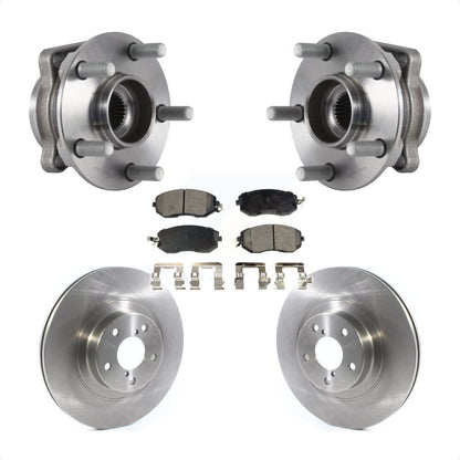 Hub Bearing Assembly Brake Rotor Pads Front Kit For Subaru Forester Crosstrek XV
