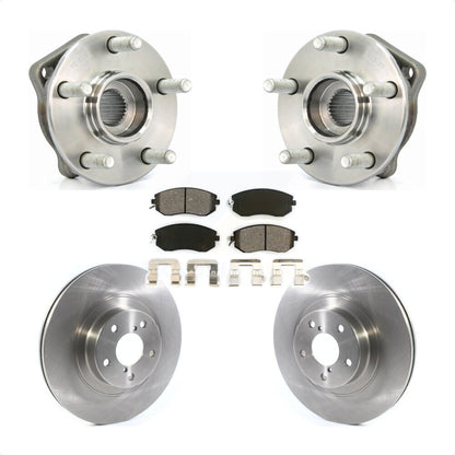 Hub Bearing Brake Rotor And Pad Front Kit For Subaru Impreza Forester Outback XV