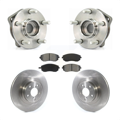 Hub Bearing Brake Rotor Pad Front Kit For Subaru Outback Impreza Legacy Forester