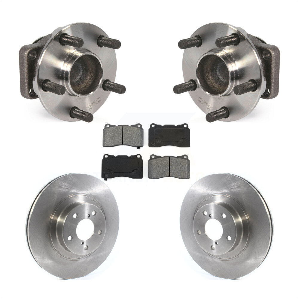 Hub Bearing Brake Rotor & Pad Front Kit For 2019 Toyota 86 Without Brembo Brakes