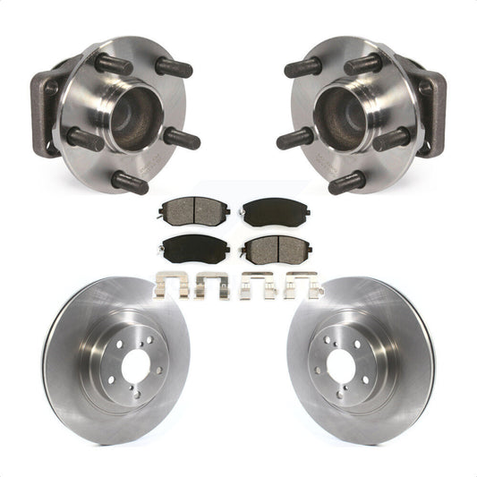Hub Bearing Disc Brake Rotor & Pad Front Kit For Scion FR-S Subaru BRZ Toyota 86