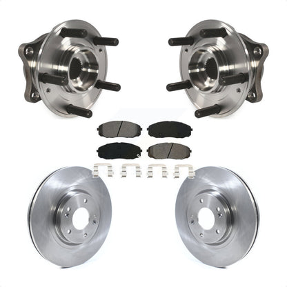 Hub Bearing Assembly Disc Brake Rotor And Pad Front Kit For 2015-2021 Kia Sedona