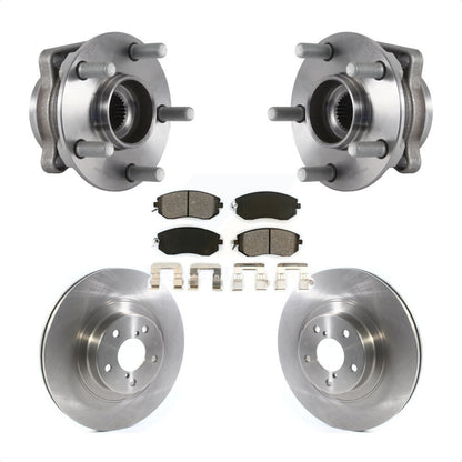 Hub Bearing Assembly Brake Rotor Pads Front Kit For Subaru Forester Crosstrek XV