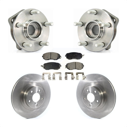 Hub Bearing Brake Rotor And Pad Front Kit For Subaru Impreza Forester Outback XV