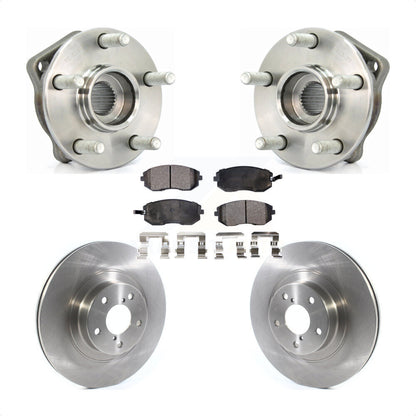 Hub Bearing Brake Rotor Pad Front Kit For Subaru Outback Impreza Legacy Forester