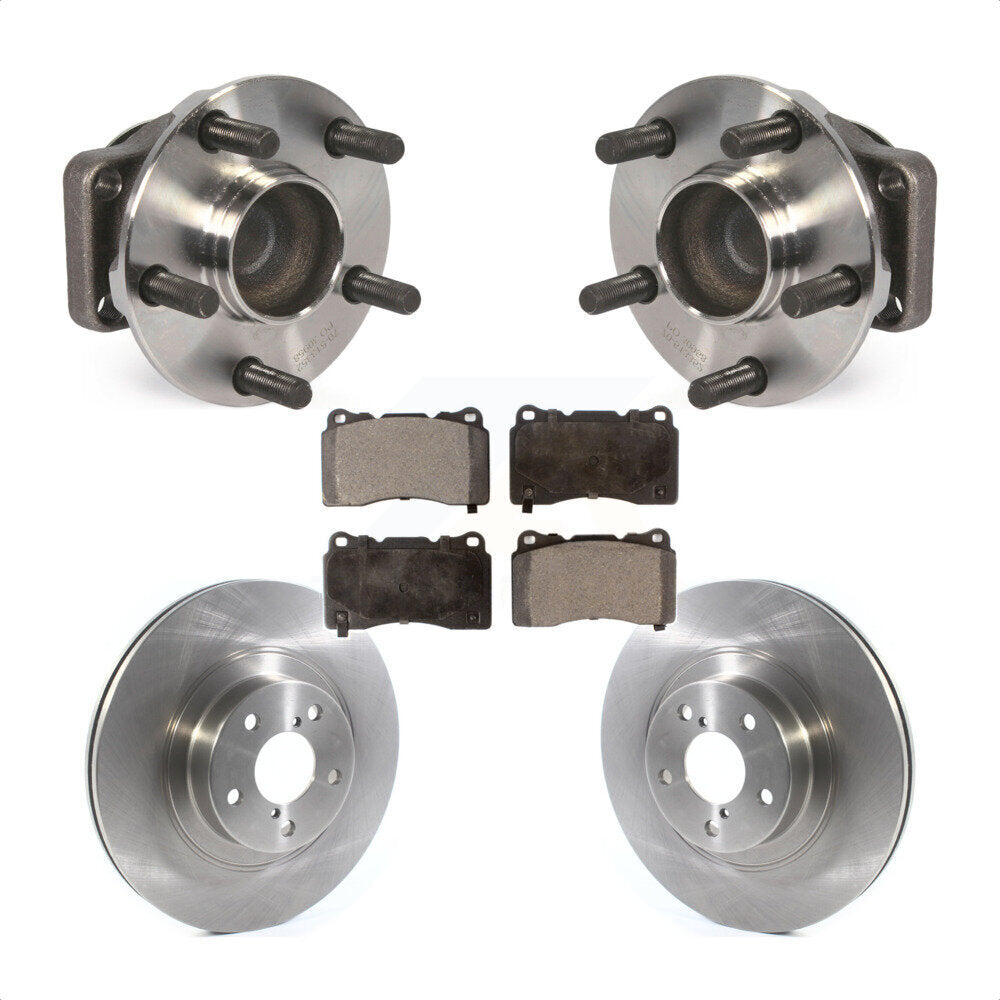 Hub Bearing Brake Rotor & Pad Front Kit For 2019 Toyota 86 Without Brembo Brakes