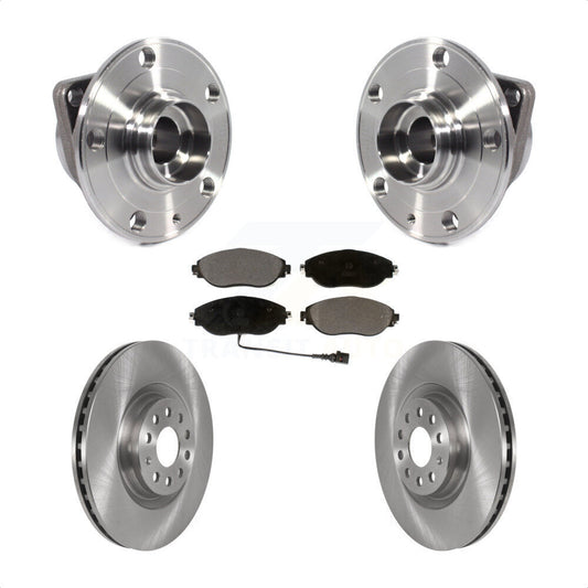Hub Bearing Brake Rotor Pads Front Kit For Volkswagen Tiguan Jetta Audi Q3 GTI R