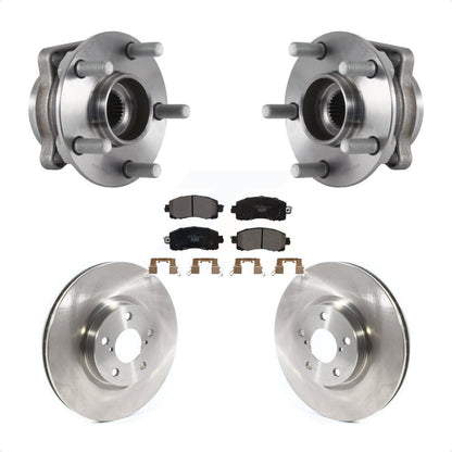 Hub Bearing Assembly Disc Brake Rotors And Pads Front Kit For Subaru Impreza