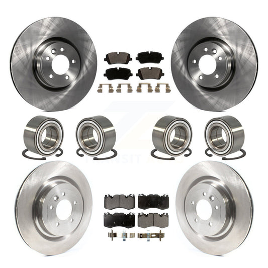 Bearing Disc Brake Rotor & Pads Front Rear Kit (10Pc) For Land Rover Range Sport