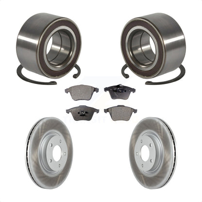 Wheel Bearing Coated Disc Brake Rotors And Pads Front Kit For Mazda 3