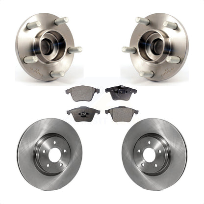 Hub Bearing Assembly Disc Brake Rotors And Pads Front Kit For Volvo S40 V50 C70