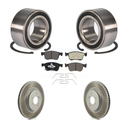 Wheel Bearing Coated Disc Brake Rotors And Pads Front Kit For Honda Accord