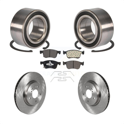 Wheel Bearing Disc Brake Rotor And Semi-Metallic Pads Front Kit For Honda Accord