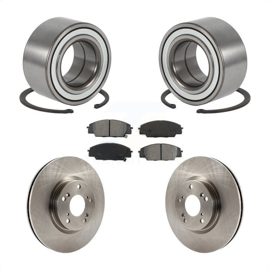 Wheel Bearing Disc Brake Rotor And Pads Front Kit For 2002-2006 Acura RSX Type-S