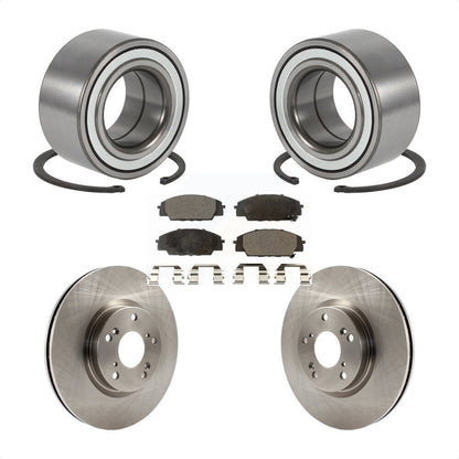 Wheel Bearing Disc Brake Rotor And Pads Front Kit For 2002-2006 Acura RSX Type-S