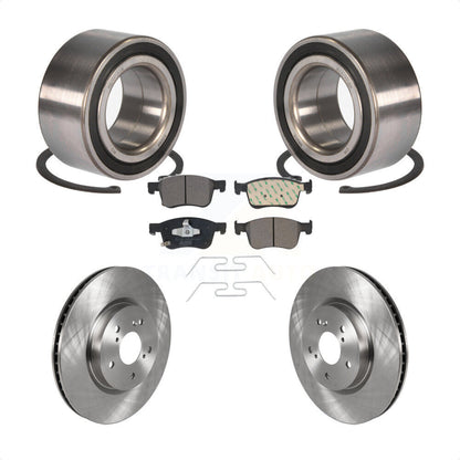 Wheel Bearing Disc Brake Rotors And Ceramic Pads Front Kit For Honda Accord