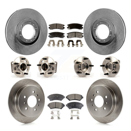 Hub Bearing Disc Brake Rotor And Pad Front Rear Kit (10Pc) For Chevrolet Venture