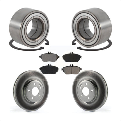 Wheel Bearing Coated Brake Rotor Pad Front Kit For Mercedes-Benz GLA250 CLA250 B