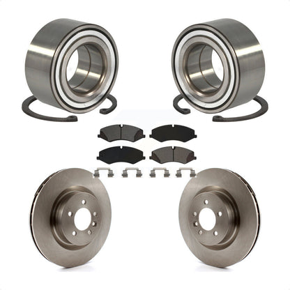 Wheel Bearing Brake Rotor And Pad Front Kit For Land Rover Range Sport Discovery