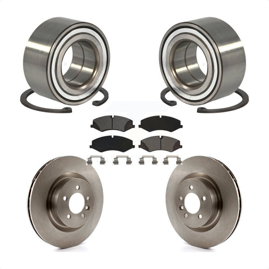 Wheel Bearing Brake Rotor And Pad Front Kit For Land Rover Range Sport Discovery